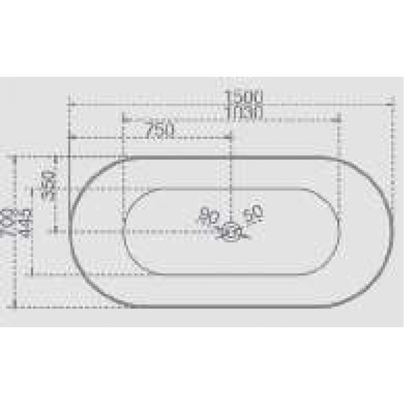 AVIA OLIVIA-150 Freestanding Bath